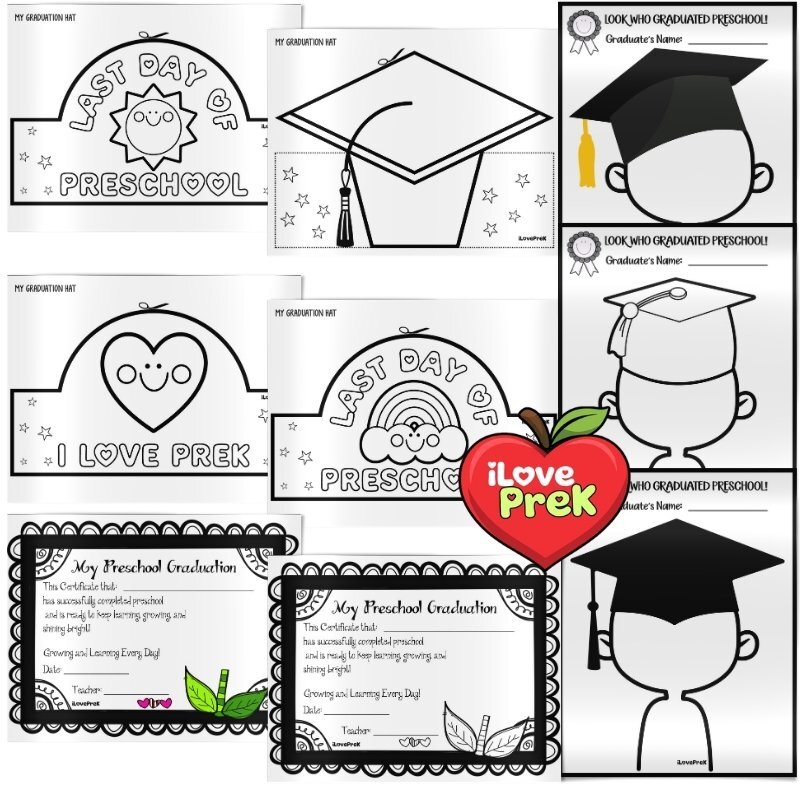 Preschool graduation celebration pack bonus by iLovePreK