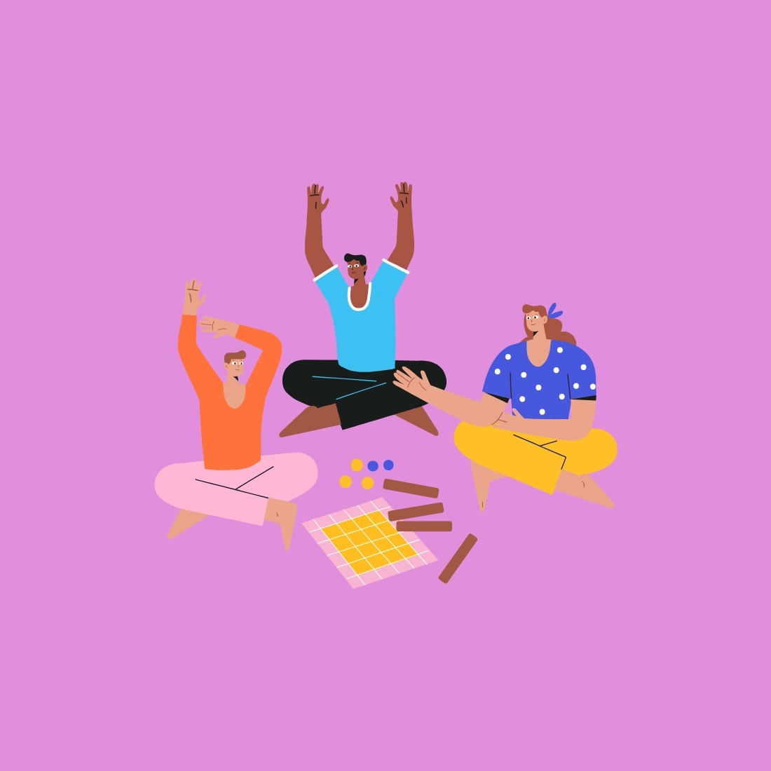 A Category Icon with People playing games