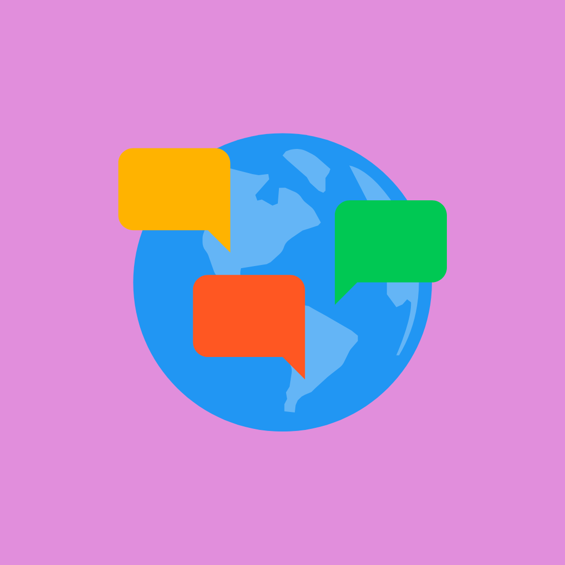 A Category Icon woth World Connection