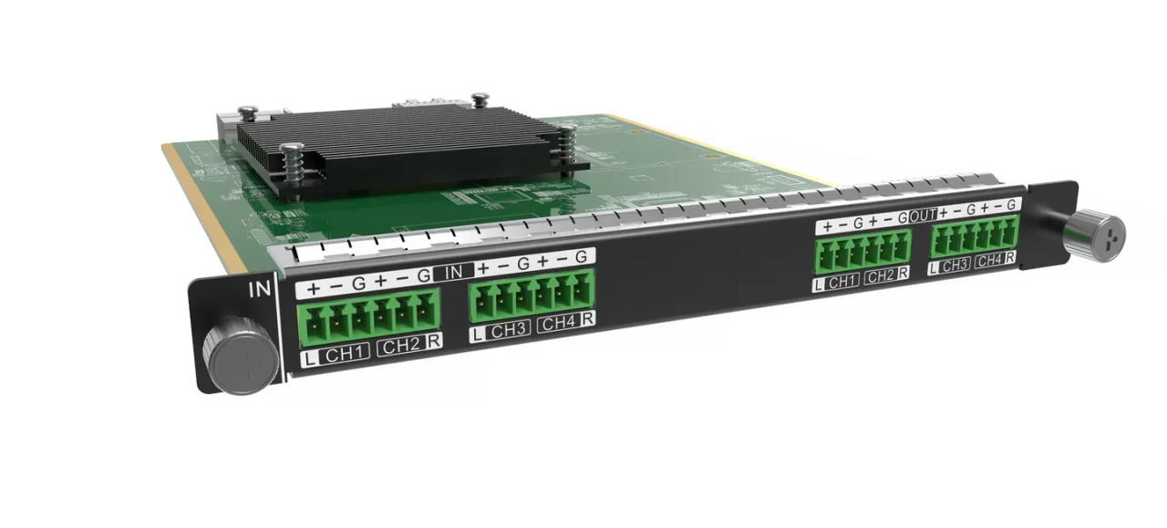 Novastar H Series 2x Audio Input + 2x Audio Output Card