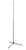 Konig & Meyer Three Section--Tall Mic Stand, Black, Units:1