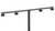 Konig & Meyer 23600.500.55 Microphone Bar, Black, Units:1