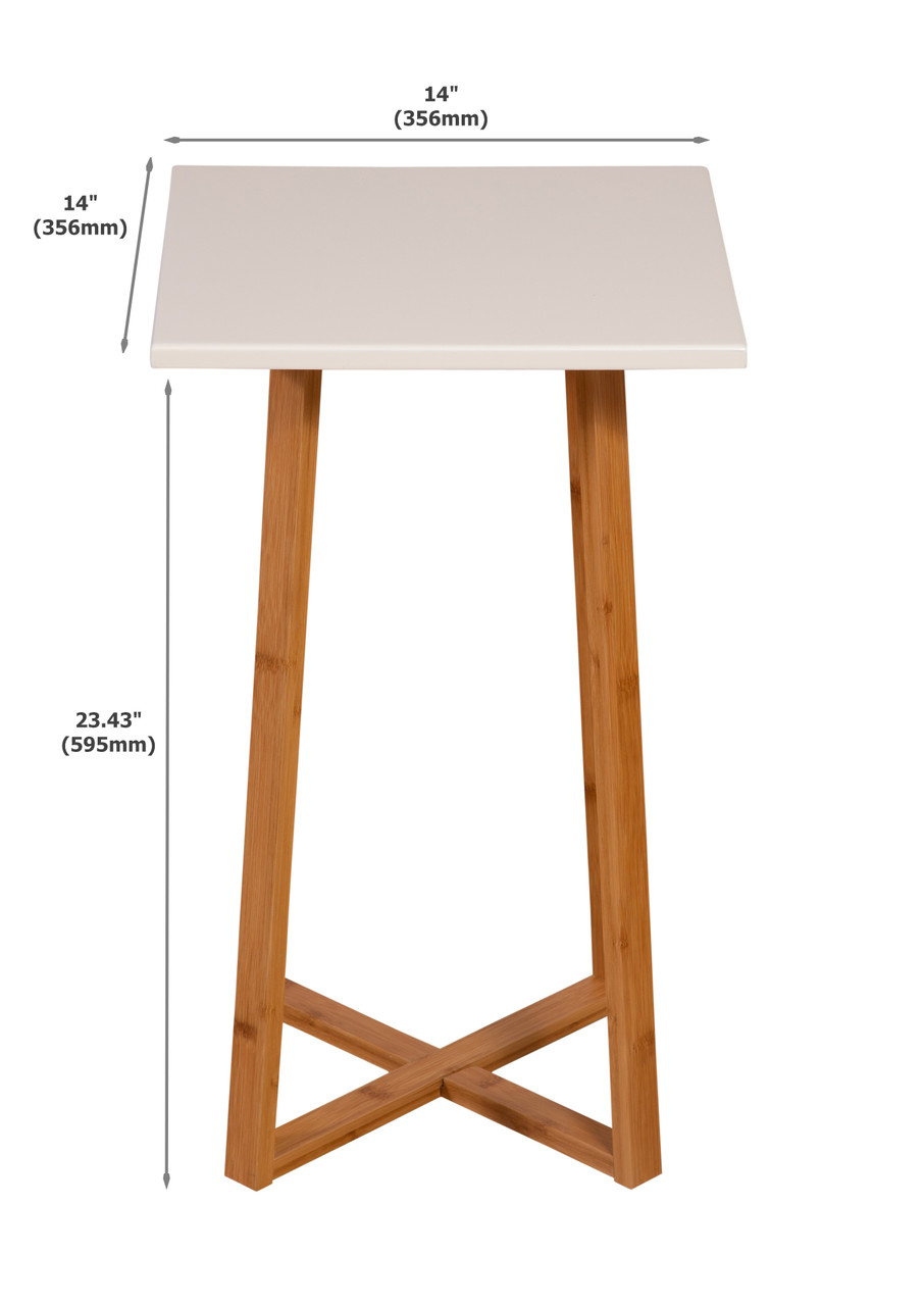 Bamboo Frame Square Plant Table | Eccostyle