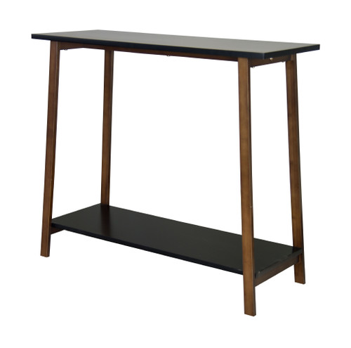 2 Tier Bamboo Frame Console Table | Caramel & Black (CAEFT0127CB)