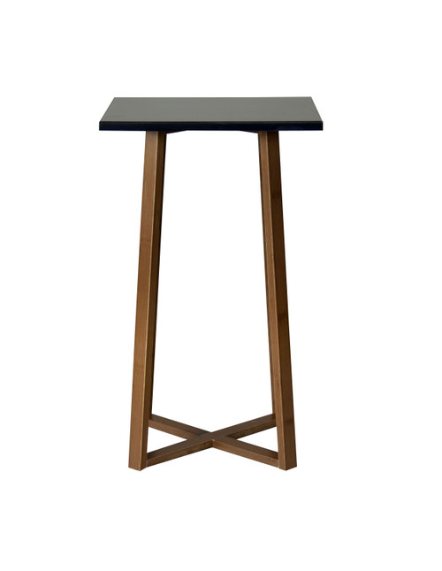 Bamboo Frame Square Plant Table | Caramel & Black (CAEFT0126CB)