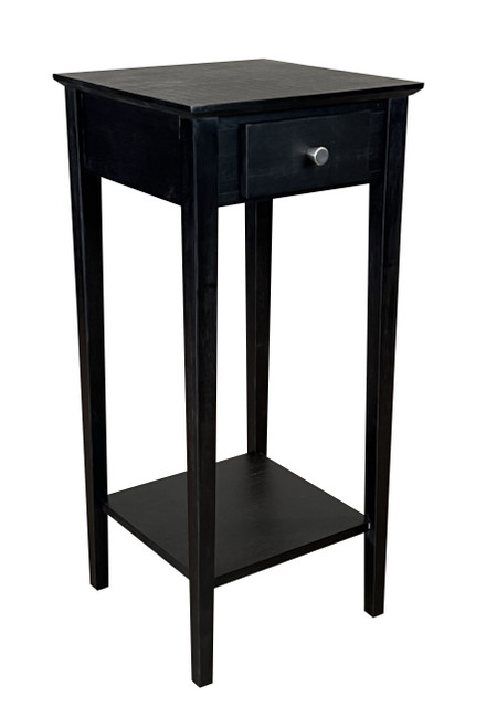 Bamboo Plant Stand/Telephone Table | Charcoal Gray (CAEFT0154GY)