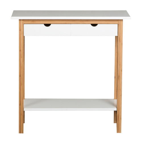 CBBFT0007WT | BAMBOO CONSOLE TABLE