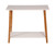Eccostyle Bamboo Console Table in White