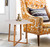 Bamboo Square End Table | White (CAEFT0002WMSQ) Bamboo Square End Table | White (CAEFT0002WMSQ)
