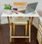 Bamboo Frame Folding Desk | White (CAEFT0012WT)