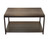 Brushed Brown Bamboo+Steel Coffee Table