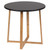 Bamboo Frame Round End Table | Black (CBBFT0014BK)