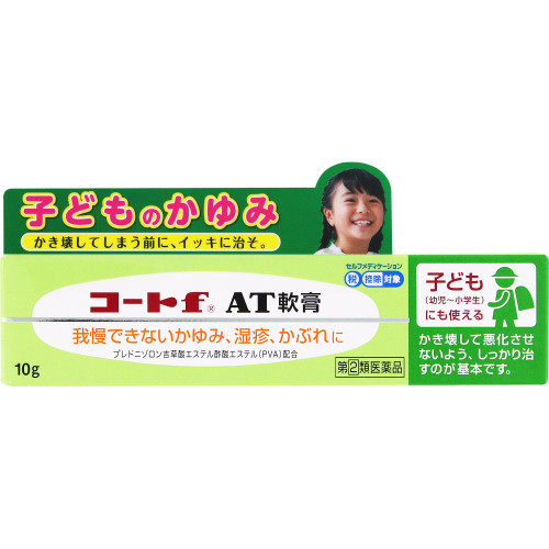 Mitsubishi Tanabe Pharma Corporation Cote f AT Ointment 10g Steroids Efficacy: Eczema, dermatitis, contact dermatitis, itching, insect bites, prickly heat, hive