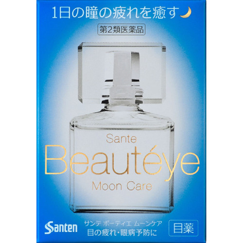 Santen Pharmaceutical Sante Boutier Moon Care 12mL Eye Strain & Fatigued Eyes Eye Drops Indications: Eye fatigue, prevention of eye diseases (after swimming, wh