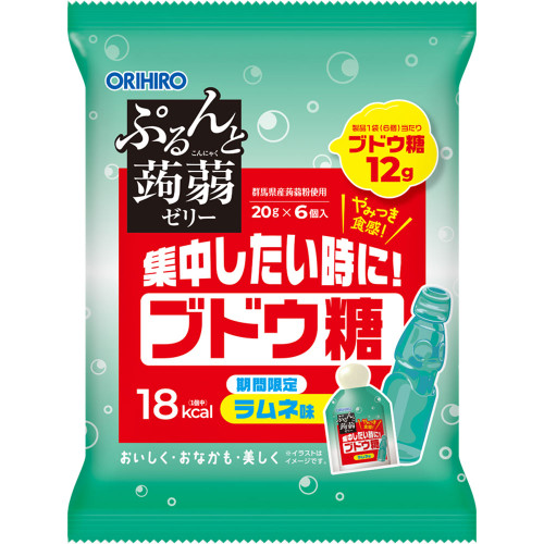 Orihiro Plundry Purun Konnyaku Jelly Glucose (Lemonade Flavor) 6 pieces Other (check locks, tongue cleaners, etc.)