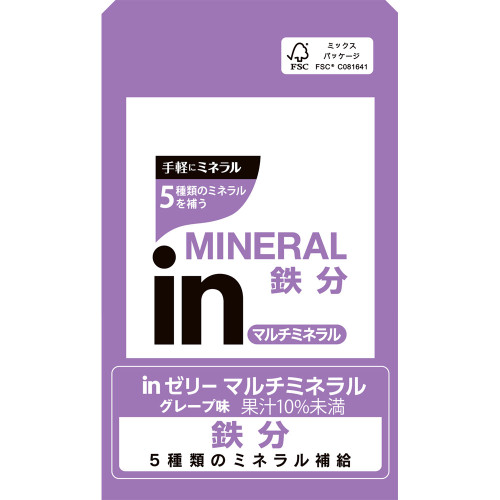 Morinaga Confectionery in Jelly Multi-Mineral 6-Pack 180g ~ 6 Weider in Jelly Thia Pack