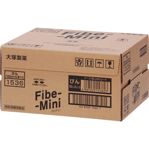 Otsuka Five Mini 6-bottle pack Case 100ml ~ 30 Digestive Health Supplement Lifestyle-Related Diseases (Intestinal Health) [Special Health Food]