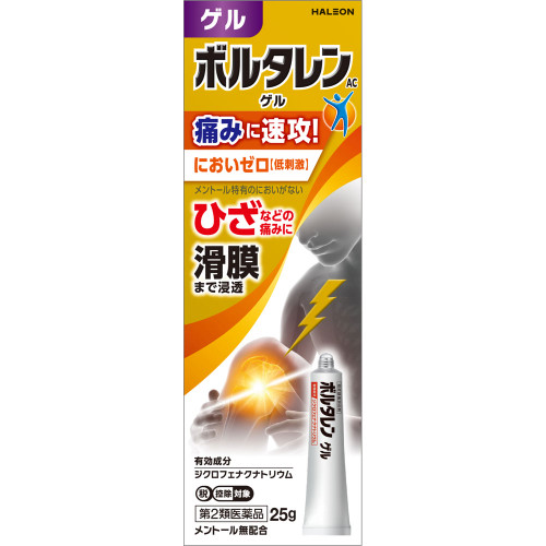 Heilion Japan Voltaren AC Gel 25g Cream gel Topical agents Indications: Joint pain, lower back pain, shoulder pain associated with stiff shoulders, muscle pain,