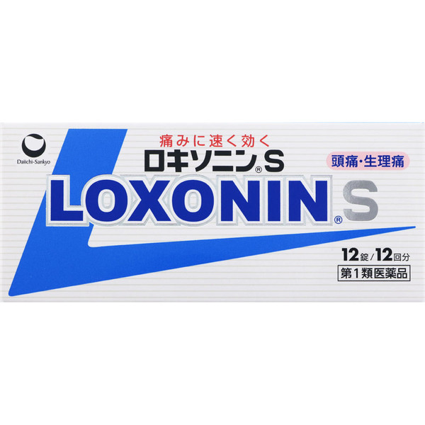 Daiichi Sankyo Healthcare Loxonin S 12 tablets Other (check locks, tongue cleaners, etc.) Indications: - Headache, menstrual pain, toothache, post-extraction pa