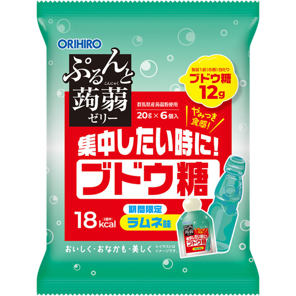 Orihiro Plundry Purun Konnyaku Jelly Glucose (Lemonade Flavor) 6 pieces Other (check locks, tongue cleaners, etc.)