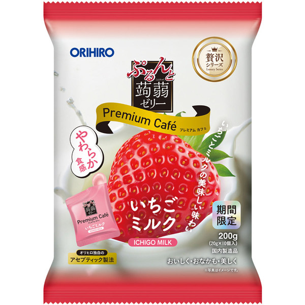 Orihiro Plundry Purun Konnyaku Jelly Purun Konnyaku Premium Cafe Strawberry Milk 10 Other (check locks, tongue cleaners, etc.)