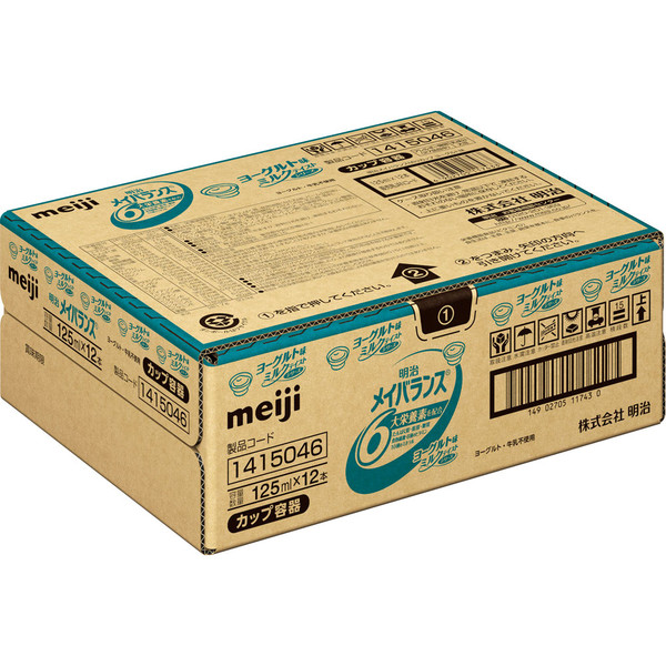 Meiji (formerly Meiji Seika) Mei Balance Mini Cup Yogurt Flavor Case 125ml x 12 Maybalance Thia Pack