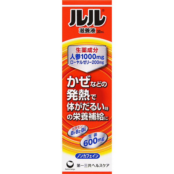 Daiichi Sankyo Lulu Nutritional Extract 30ml (Designated Quasi-Drug) Quasi-drugs Nutritional Supplements Efficacy: -Nutritional supplementation for febrile and