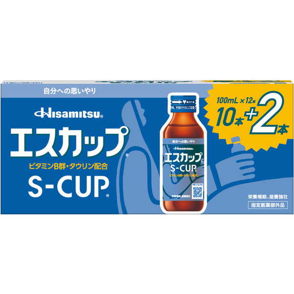 Hisamitsu Pharmaceutical Escup 12 bottles 100ml x 12 bottles(Designated Quasi-Drug) Quasi-drugs Physical Fatigue & Nutritional Support (Vitamins) Efficacy: -Eff