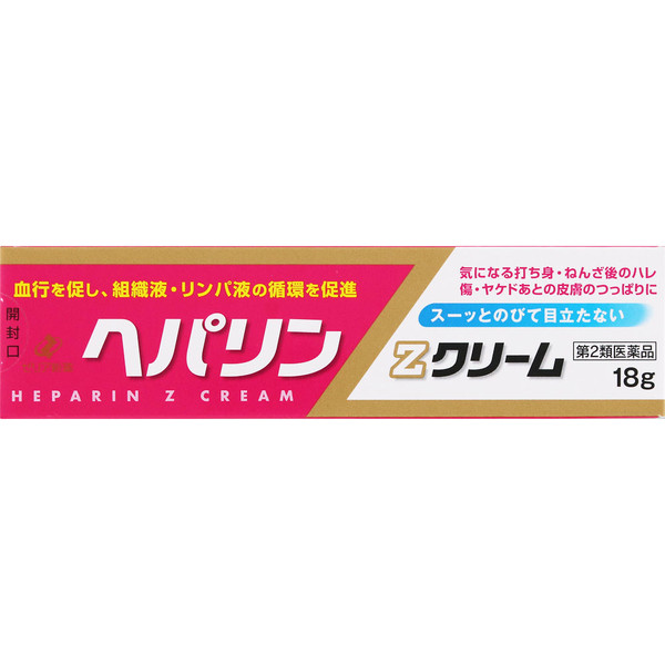 Zeria Heparin Z Cream 18g Anti-inflammatory and Blood Circulation Promoter Anti-inflammatory and Blood Circulation Promoter Indications: -Swelling after bruises