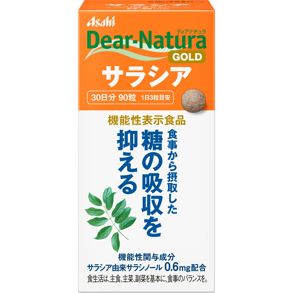 Asahi Dear-Natura Dear Natura Gold Salacia 90 Capsules Preventive Lifestyle Habits Functional Claims Product