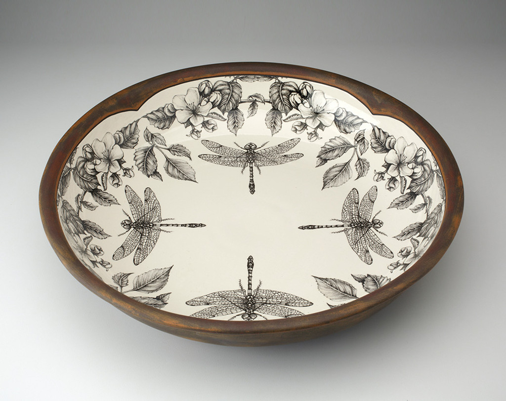 Pasta Bowl: Dragonfly - Laura Zindel Design