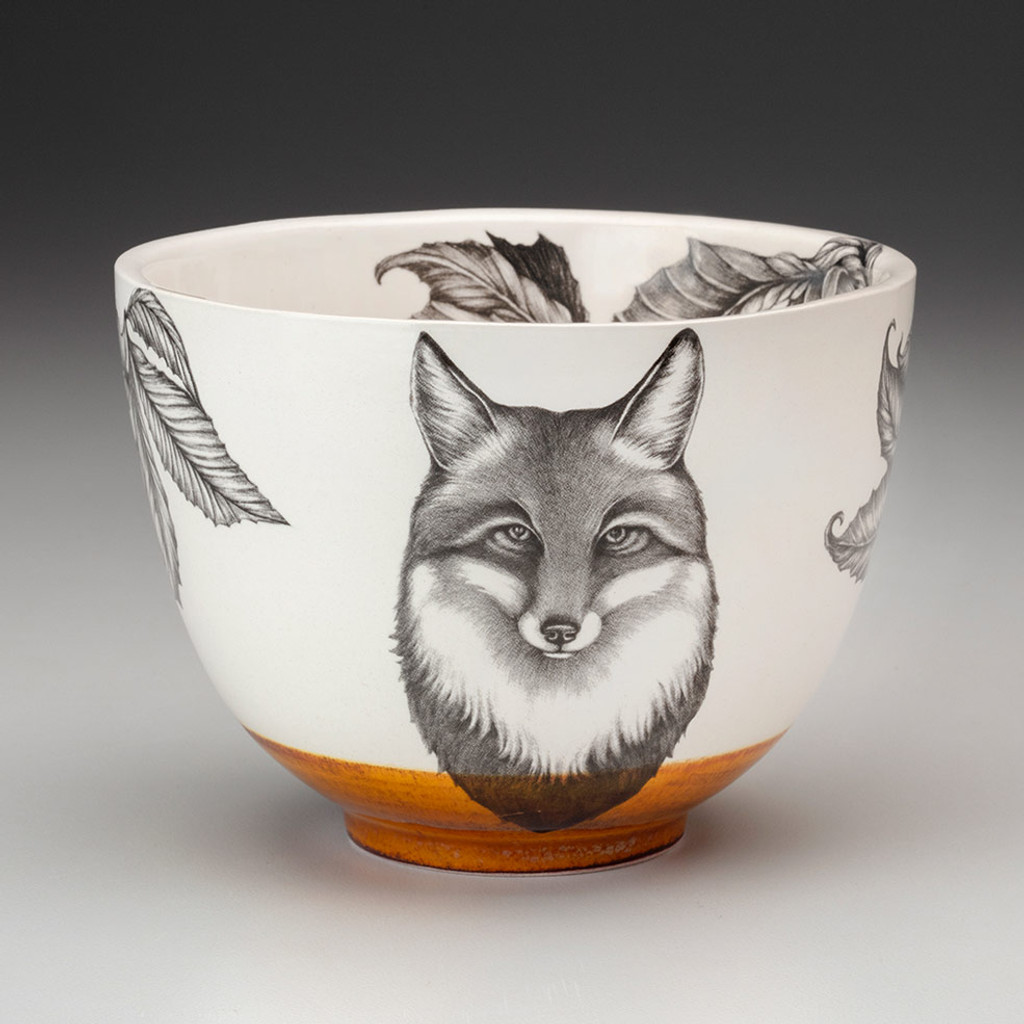 fox ceramic bowl