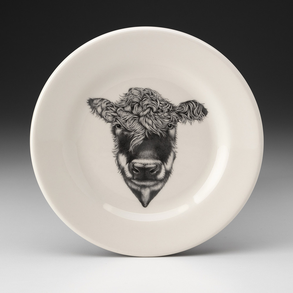 Bistro Plate Hereford Cow Laura Zindel Design
