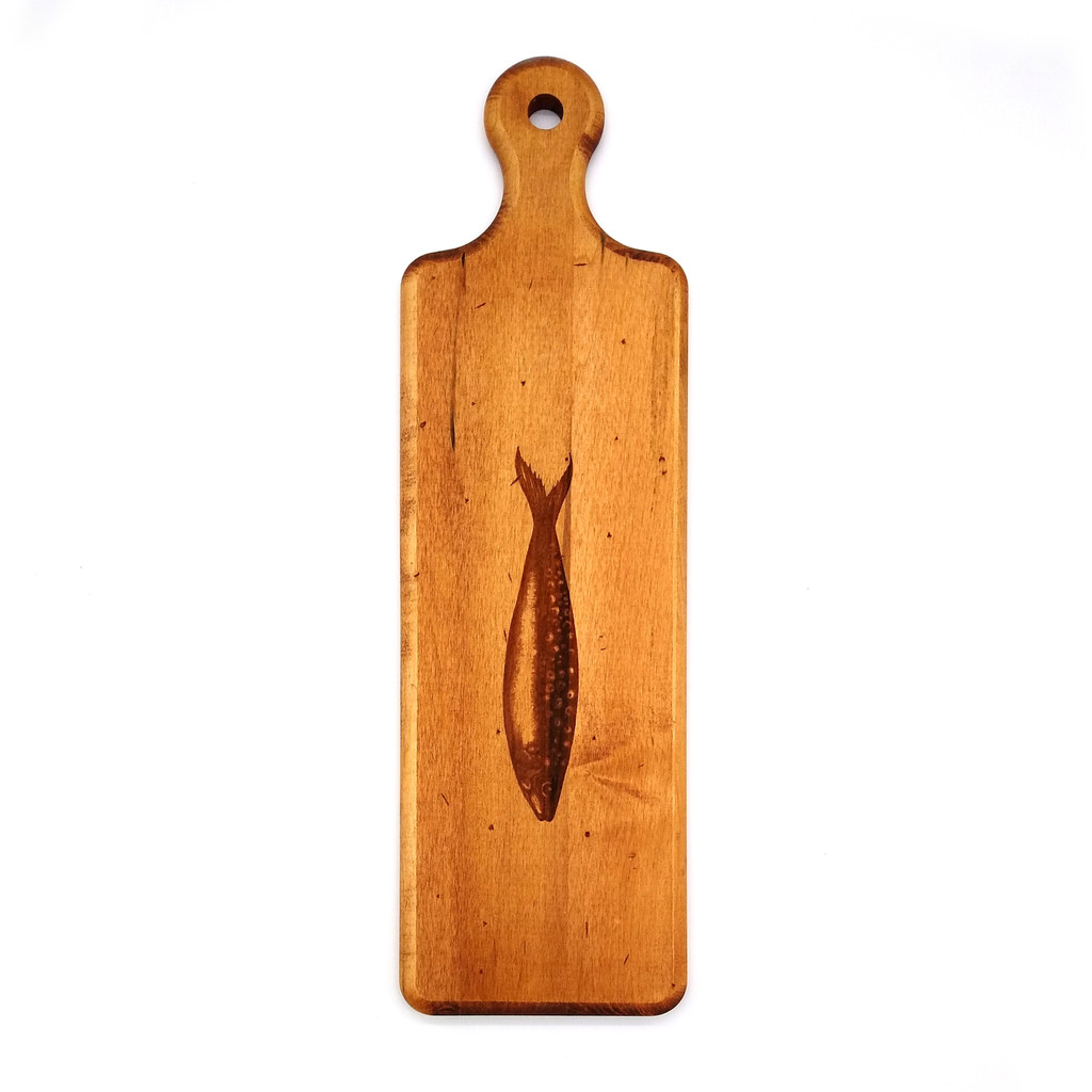 Maple Artisan Plank: Sardine