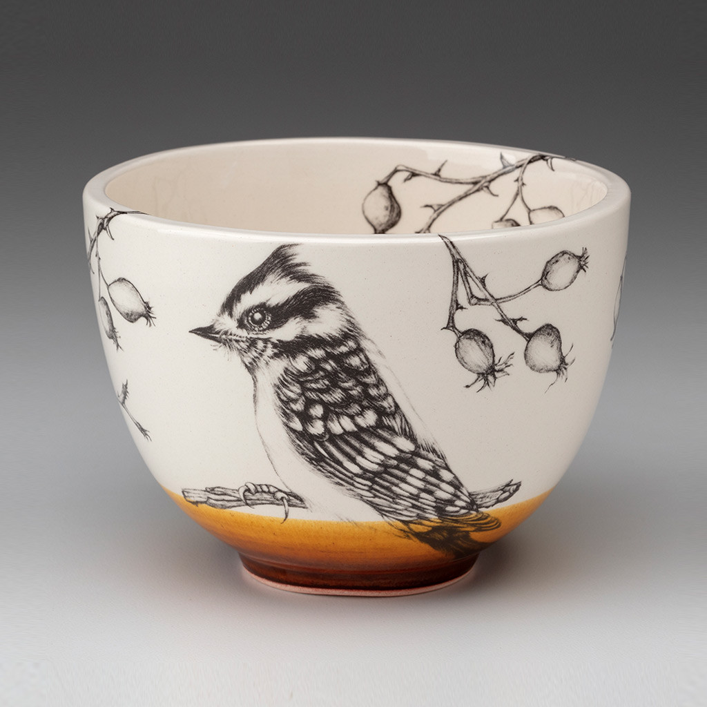 Small Bowl: Woodpecker