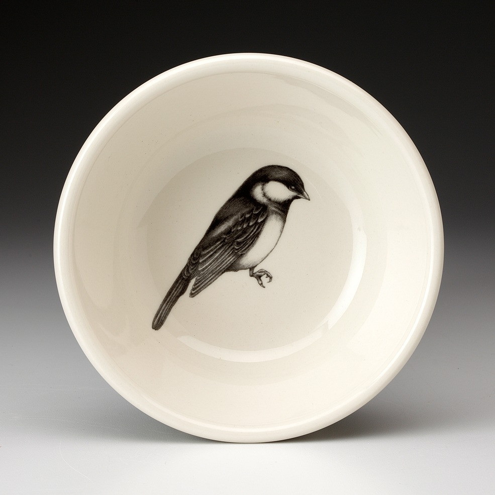 Black-capped Chickadee Cereal Bowl - Thumbnail 2