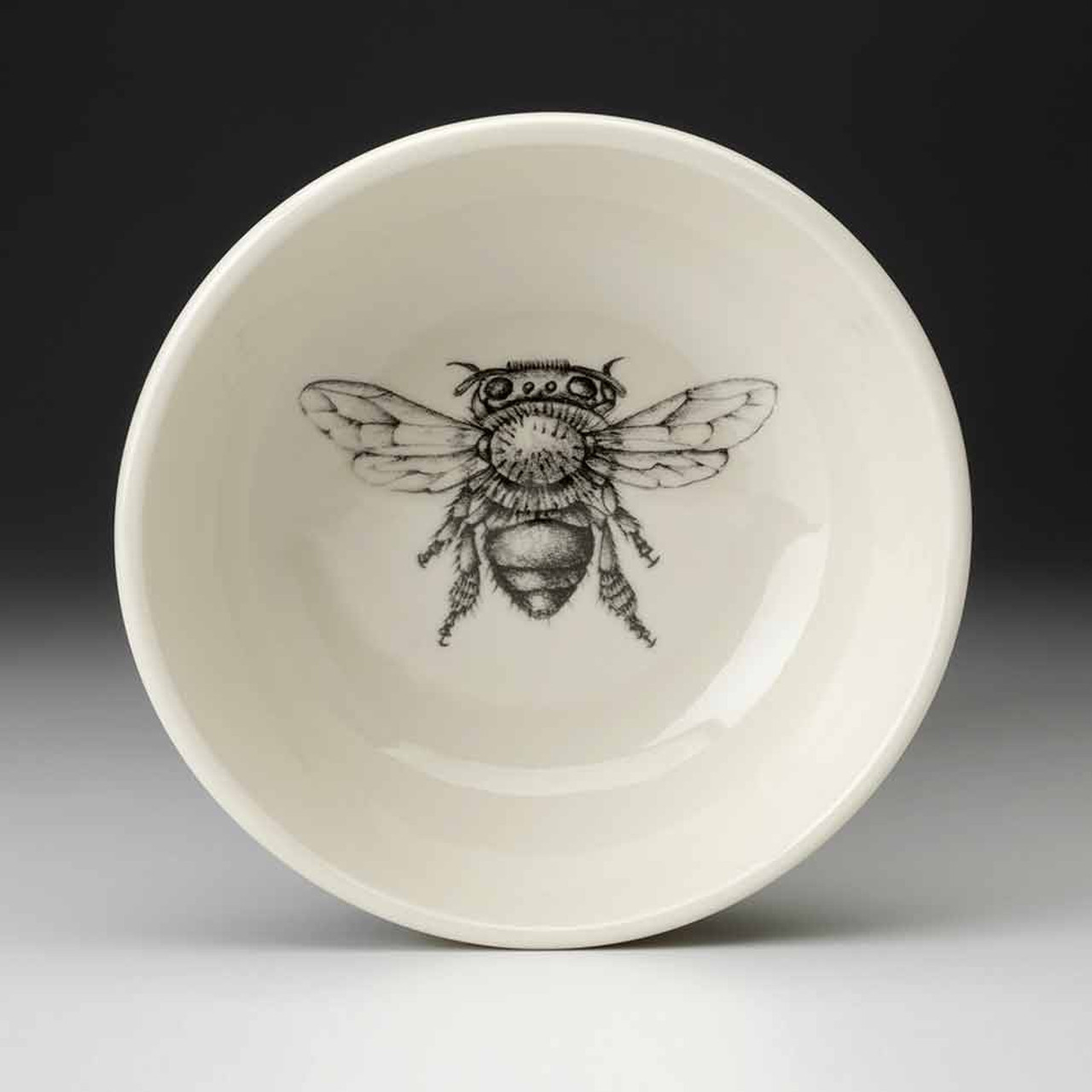 Laura Zindel 蜂デザイン ボウル Cereal Bowl: Honey Bee - Laura Zindel Design