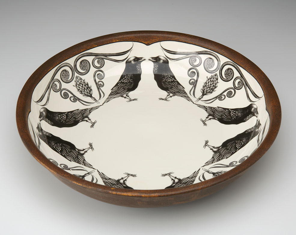 Pasta Bowl: Raven - Laura Zindel Design