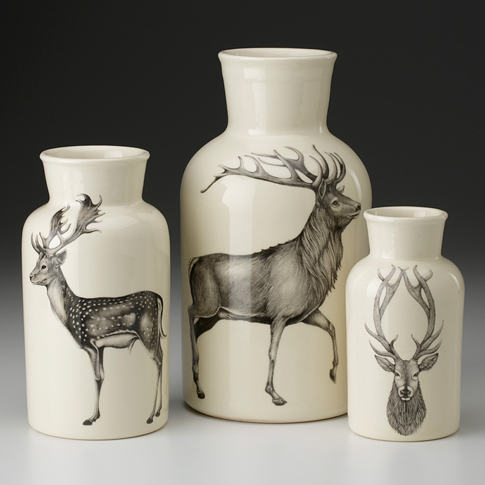 Set of 3 Jars: Deer - Laura Zindel Design