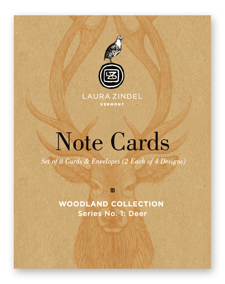 Note Cards: Deer - Laura Zindel Design