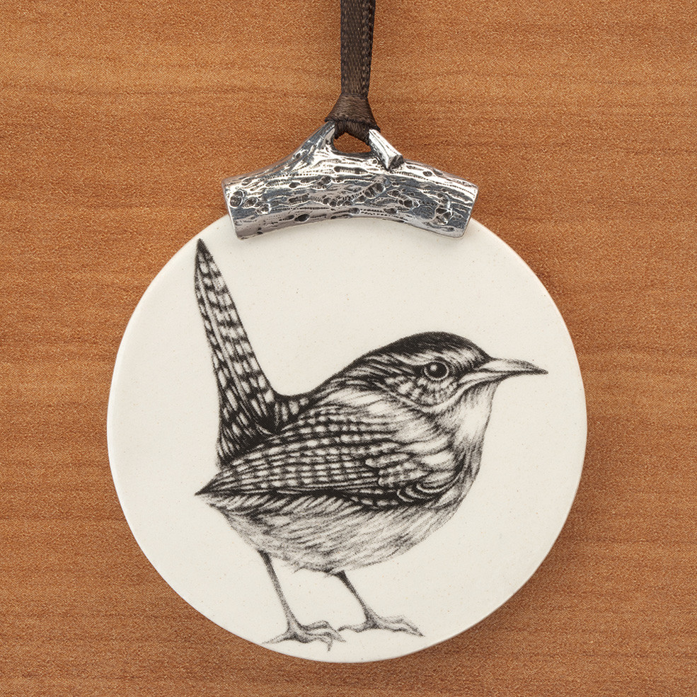 Laura Zindel Carolina Wren Ornament