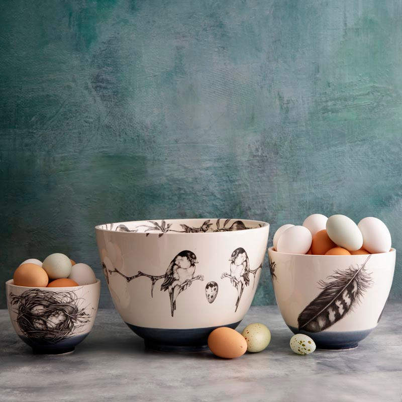 Chickadee Large Bowl - Thumbnail 4