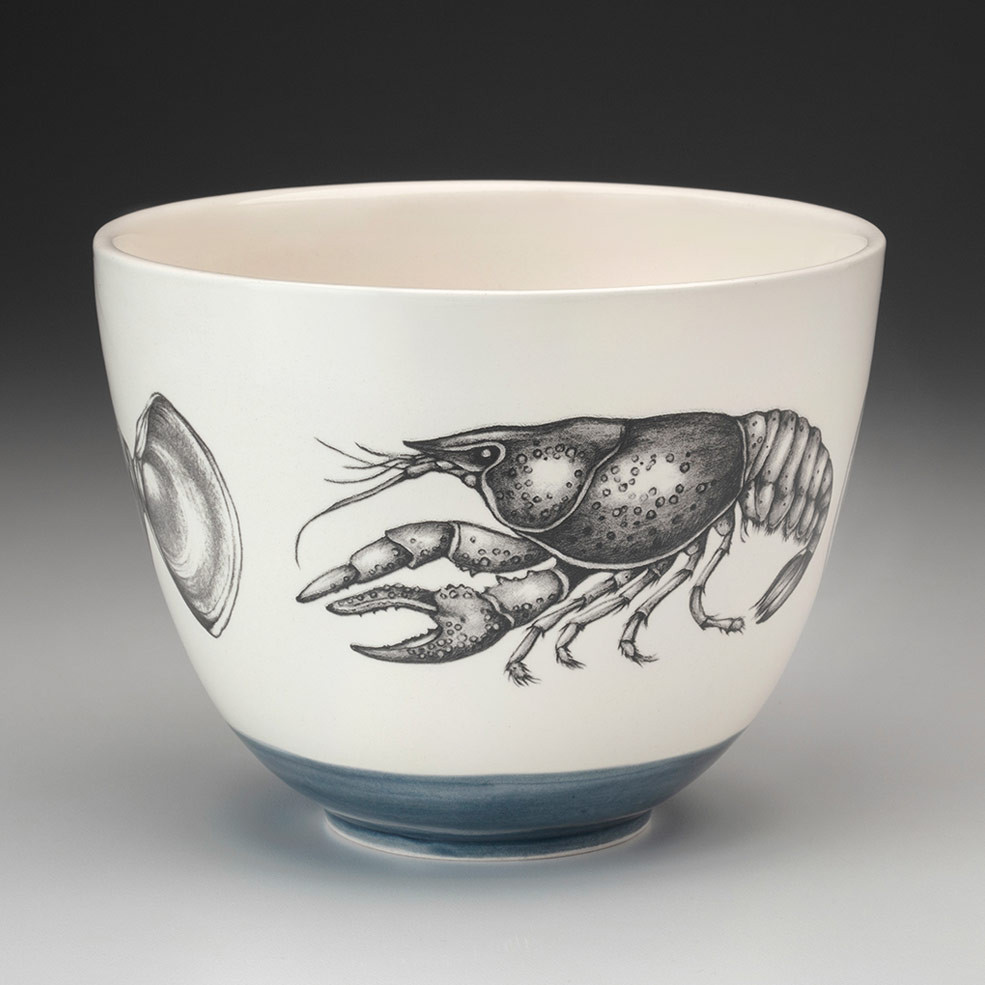 Medium Bowl: Crawfish - Laura Zindel Design