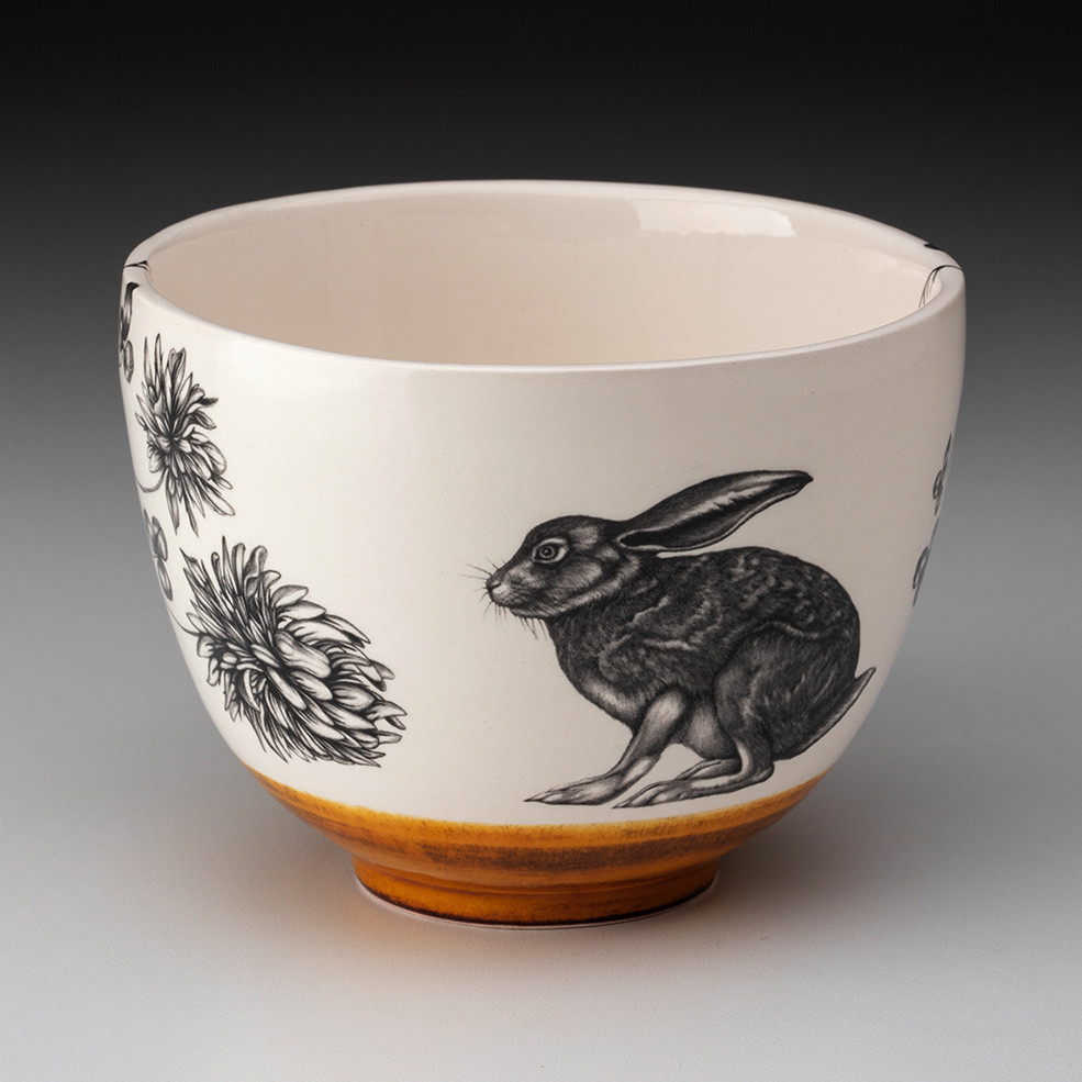 Small Bowl: Crouching Hare - Laura Zindel Design