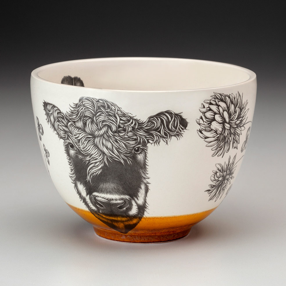Small Bowl: Hereford Cow - Laura Zindel Design