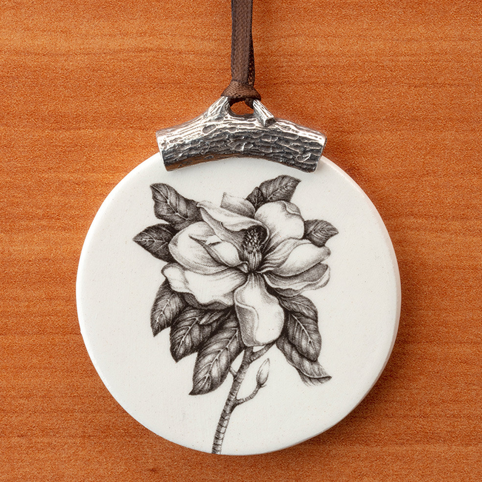 Laura Zindel Magnolia Ornament