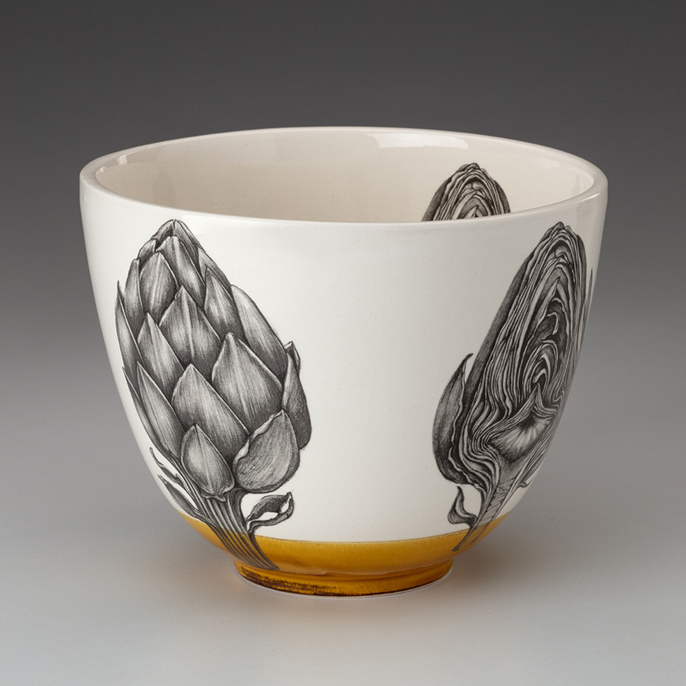 Medium Bowl: Artichoke - Laura Zindel Design