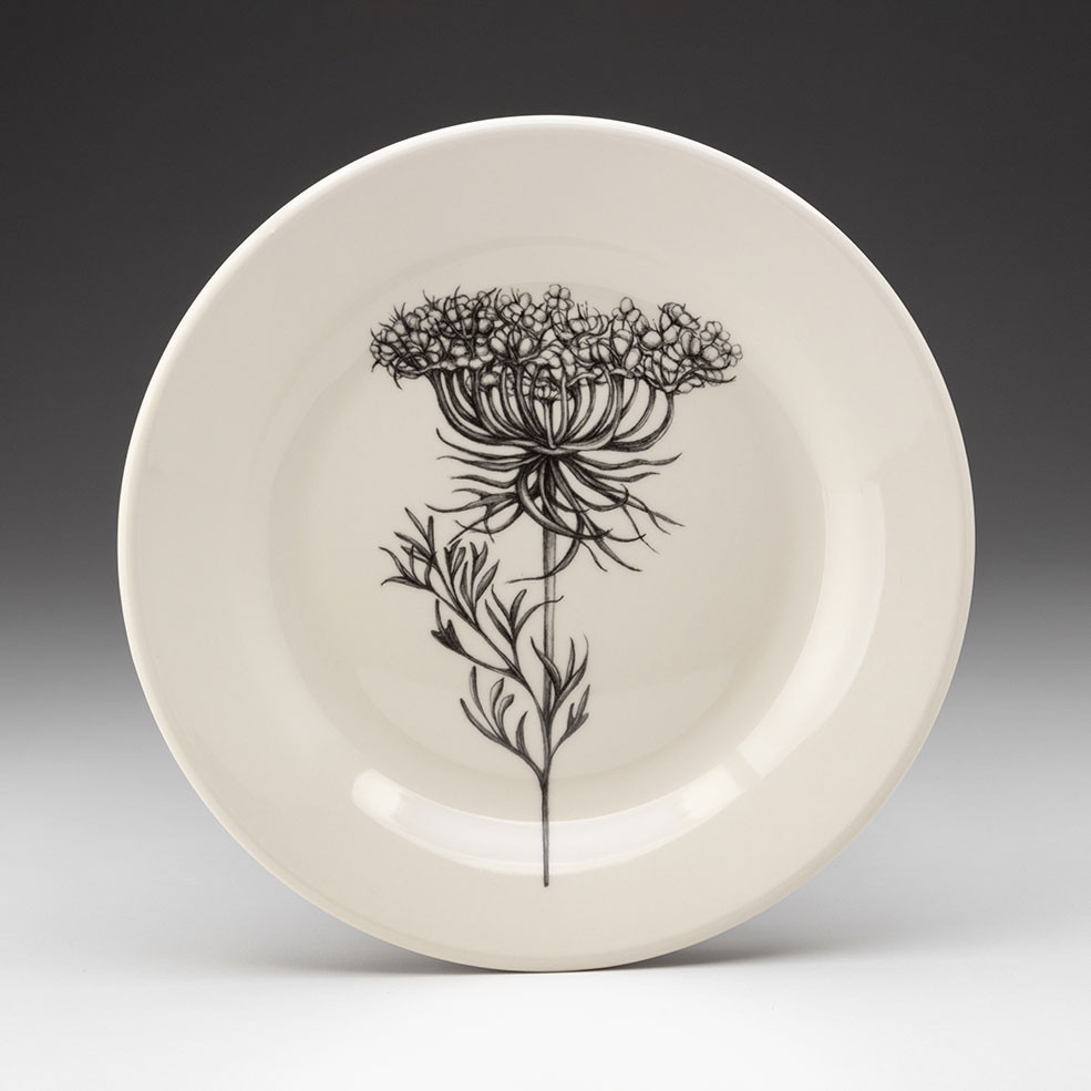 Salad Plate: Queen Anne's Lace - Laura Zindel Design