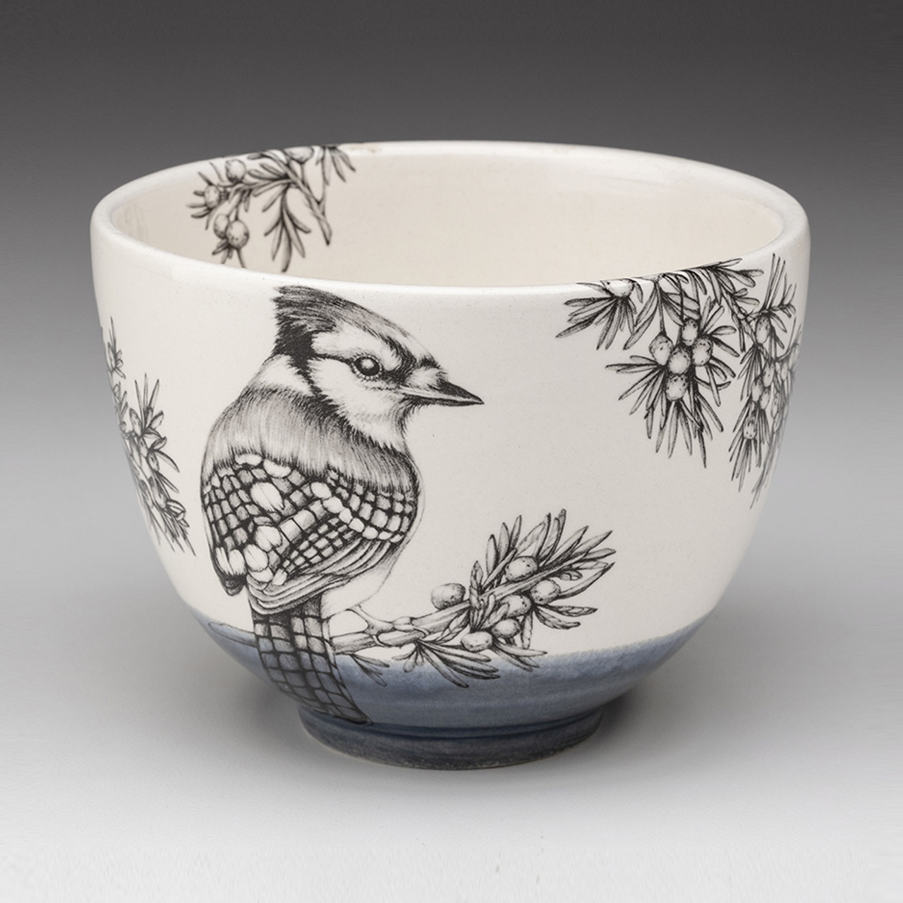 Small Bowl: Blue Jay - Laura Zindel Design