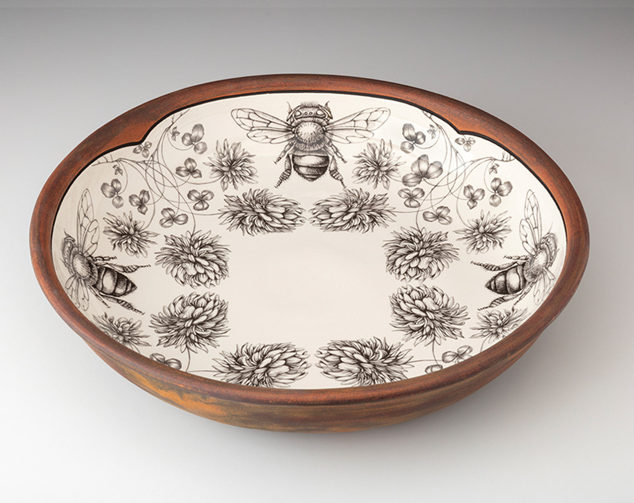 Laura Zindel 蜂デザイン ボウル Small Bowl: Honey Bee - Laura Zindel Design